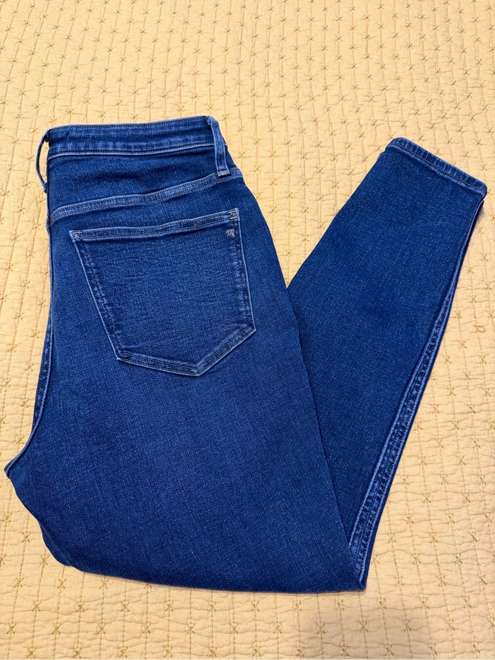 Madewell Curvy High-Rise Skinny Jeans - Dark Blue